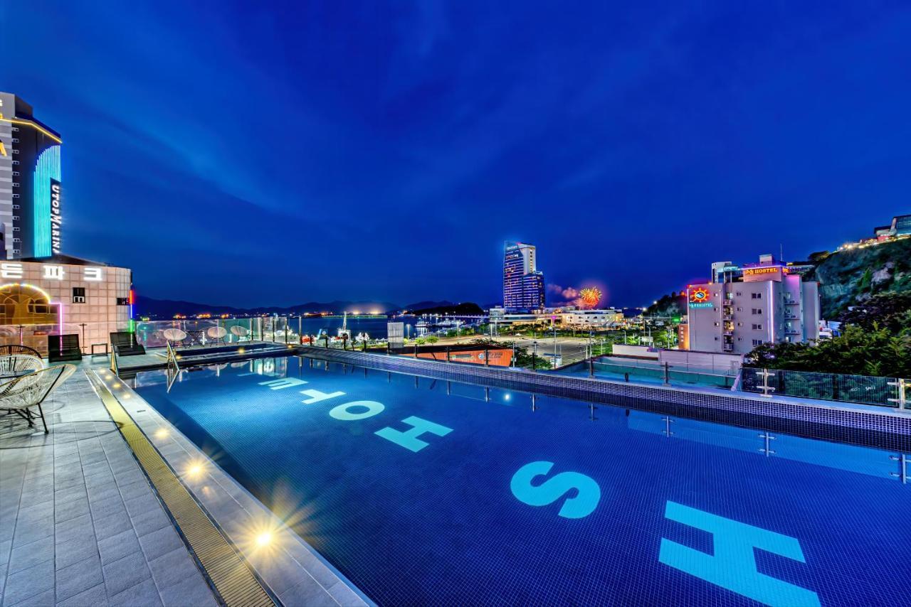 Hs Tourist Hotel Yeosu Bagian luar foto